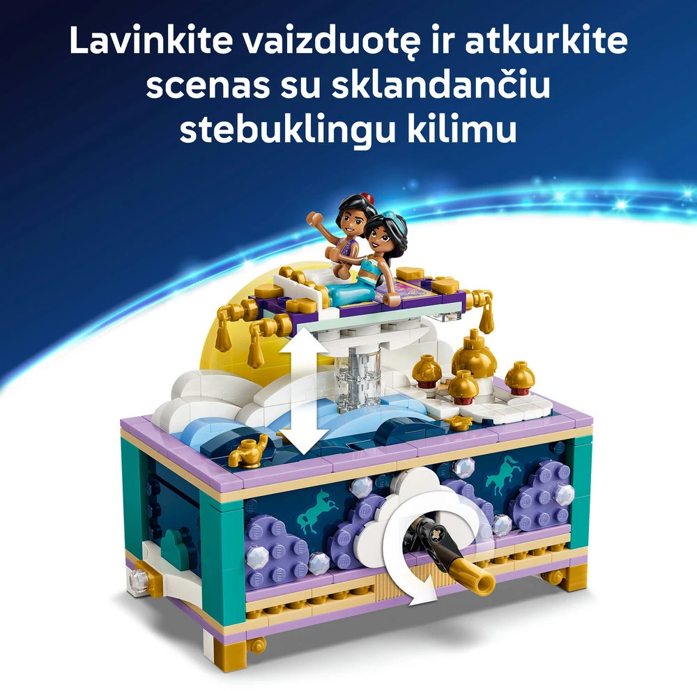 LEGO® ǀ Disney Princess Džasminos papuošalų dėžutė 43295