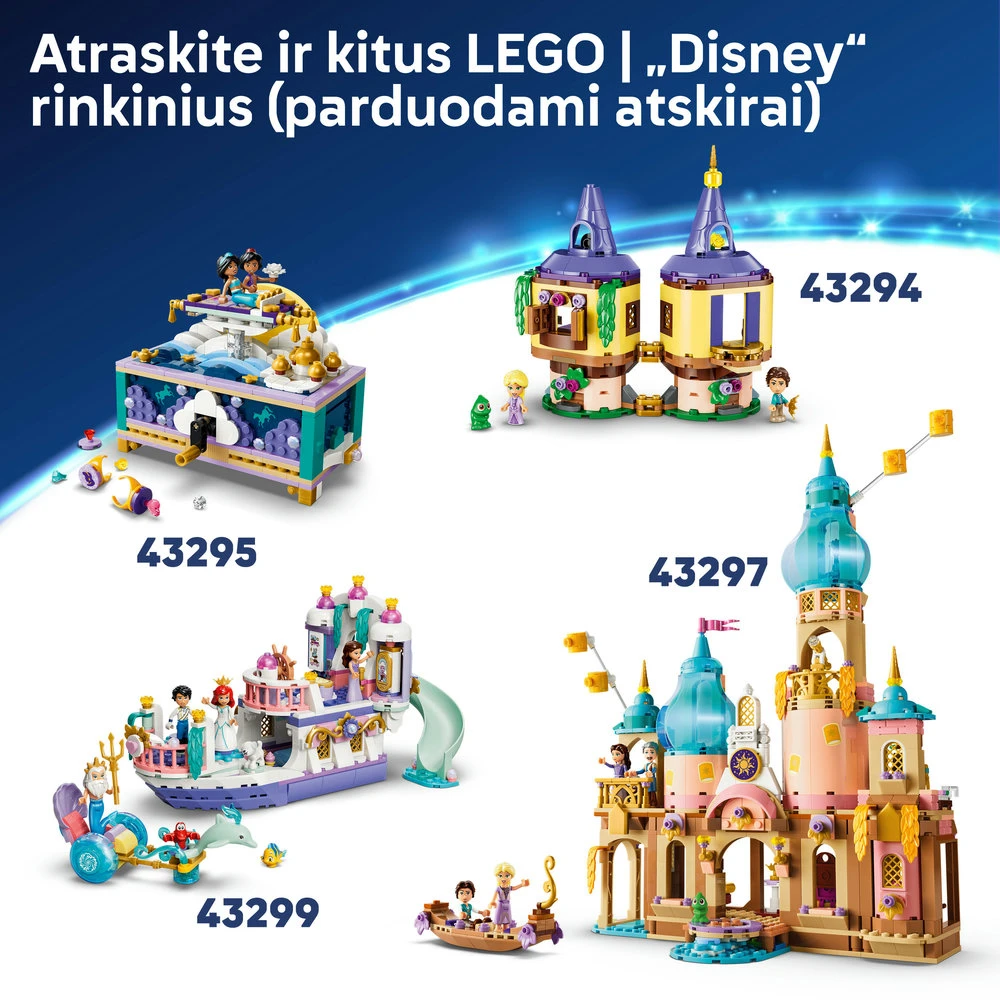 LEGO® ǀ Disney Princess Gražuolės ir Pabaisos užburtoji pilis 43289