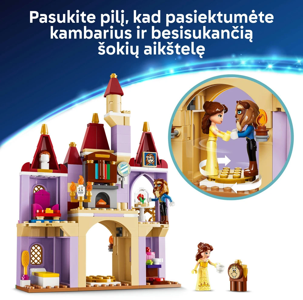 LEGO® ǀ Disney Princess Gražuolės ir Pabaisos užburtoji pilis 43289