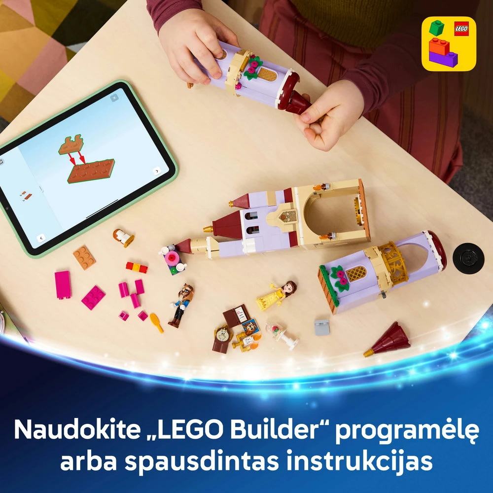 LEGO® ǀ Disney Princess Gražuolės ir Pabaisos užburtoji pilis 43289