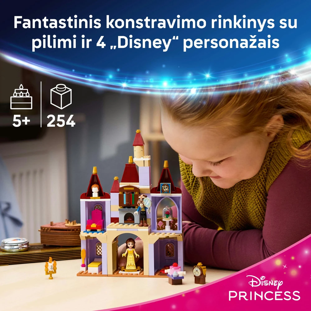 LEGO® ǀ Disney Princess Gražuolės ir Pabaisos užburtoji pilis 43289