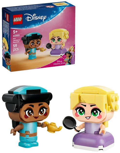 LEGO® ǀ „Disney Princess“ Mini Džasmina ir Auksaplaukė 43303