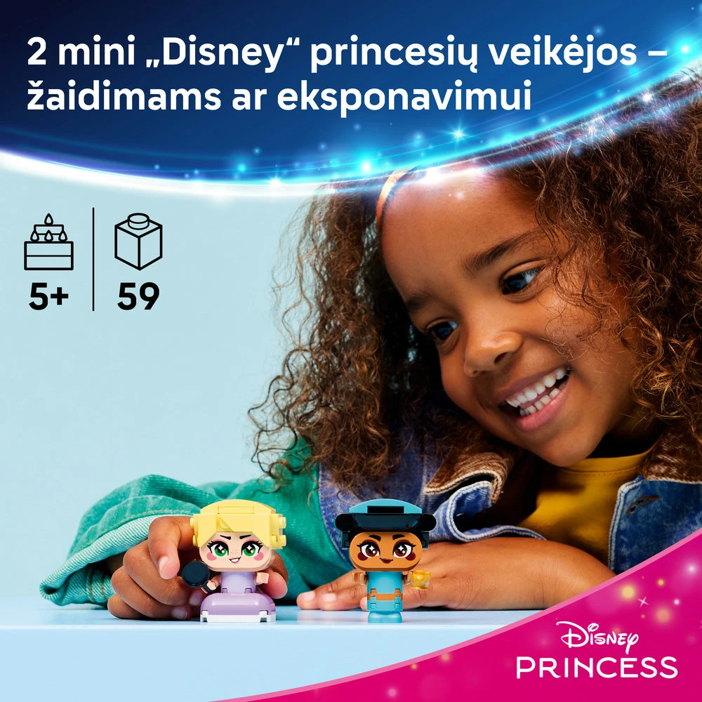 LEGO® ǀ „Disney Princess“ Mini Džasmina ir Auksaplaukė 43303