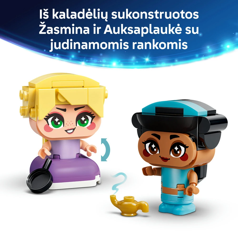 LEGO® ǀ „Disney Princess“ Mini Džasmina ir Auksaplaukė 43303