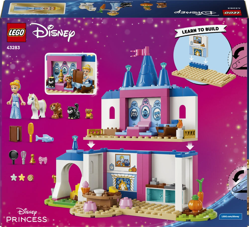 LEGO® ǀ Disney Princess Pelenės bičiulių gyvūnų pilis 43283