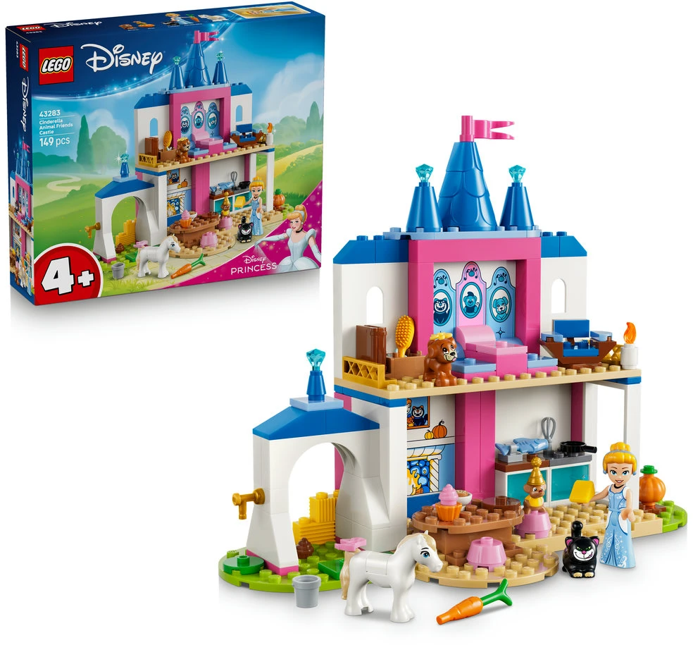 LEGO® ǀ Disney Princess Pelenės bičiulių gyvūnų pilis 43283