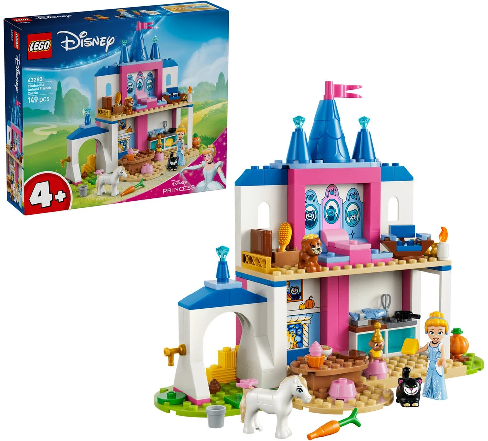 LEGO® ǀ Disney Princess Pelenės bičiulių gyvūnų pilis 43283