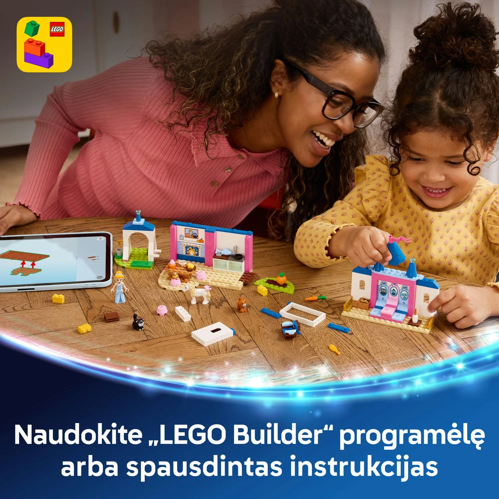 LEGO® ǀ Disney Princess Pelenės bičiulių gyvūnų pilis 43283