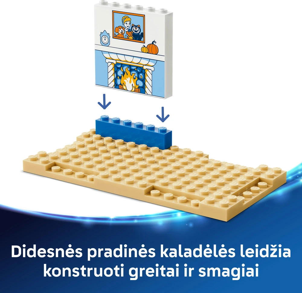 LEGO® ǀ Disney Princess Pelenės bičiulių gyvūnų pilis 43283