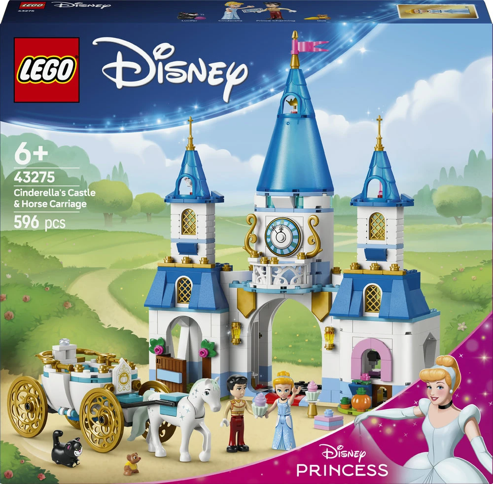 LEGO® Disney Pelenės pilis ir karieta (43275)