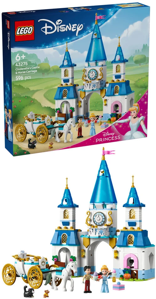LEGO® Disney Pelenės pilis ir karieta (43275)