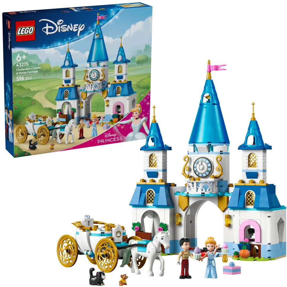 LEGO® Disney Pelenės pilis ir karieta (43275)