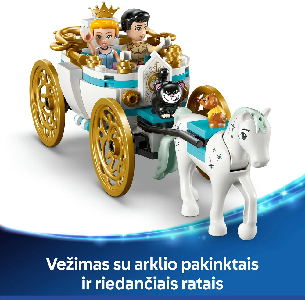 LEGO® Disney Pelenės pilis ir karieta (43275)