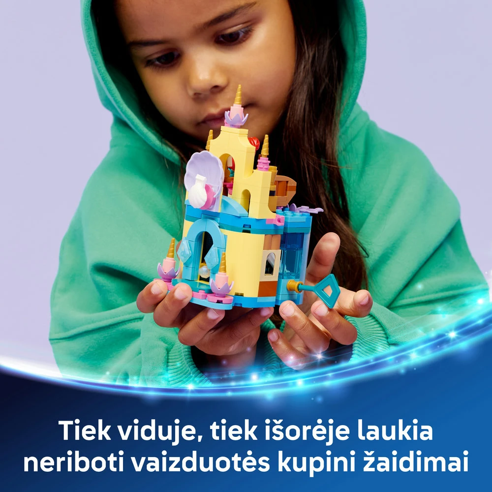 LEGO® ǀ „Disney Princess“ Stebuklingi Arielės mini rūmai 43285