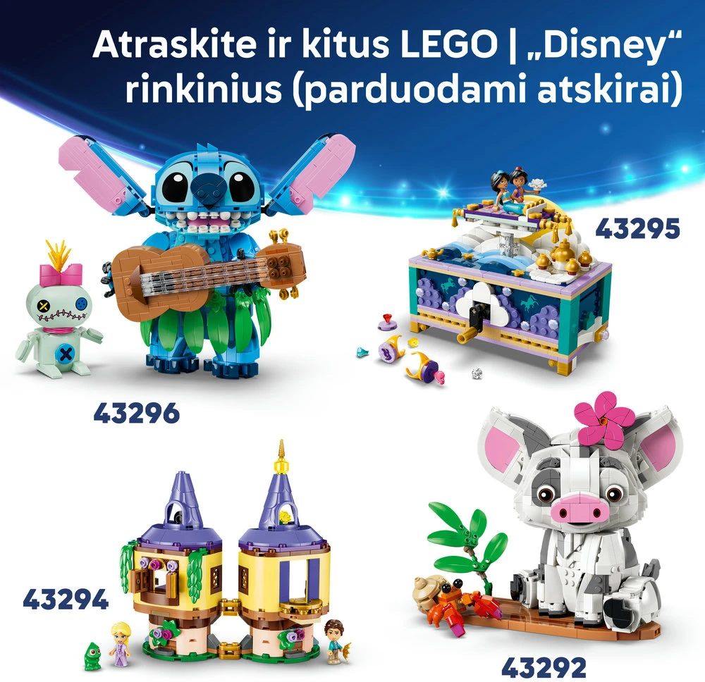LEGO® | Disney Vajana Kakamoros Konstravimo žaislas 43293