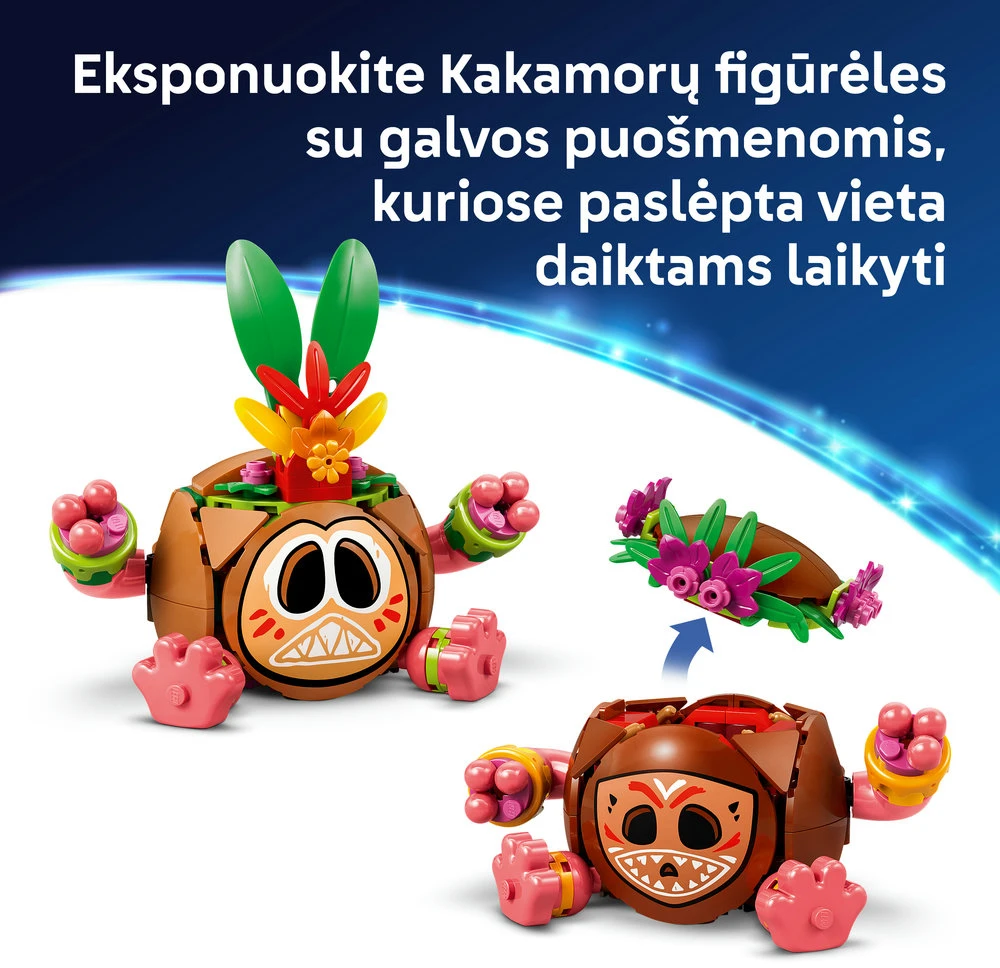 LEGO® | Disney Vajana Kakamoros Konstravimo žaislas 43293
