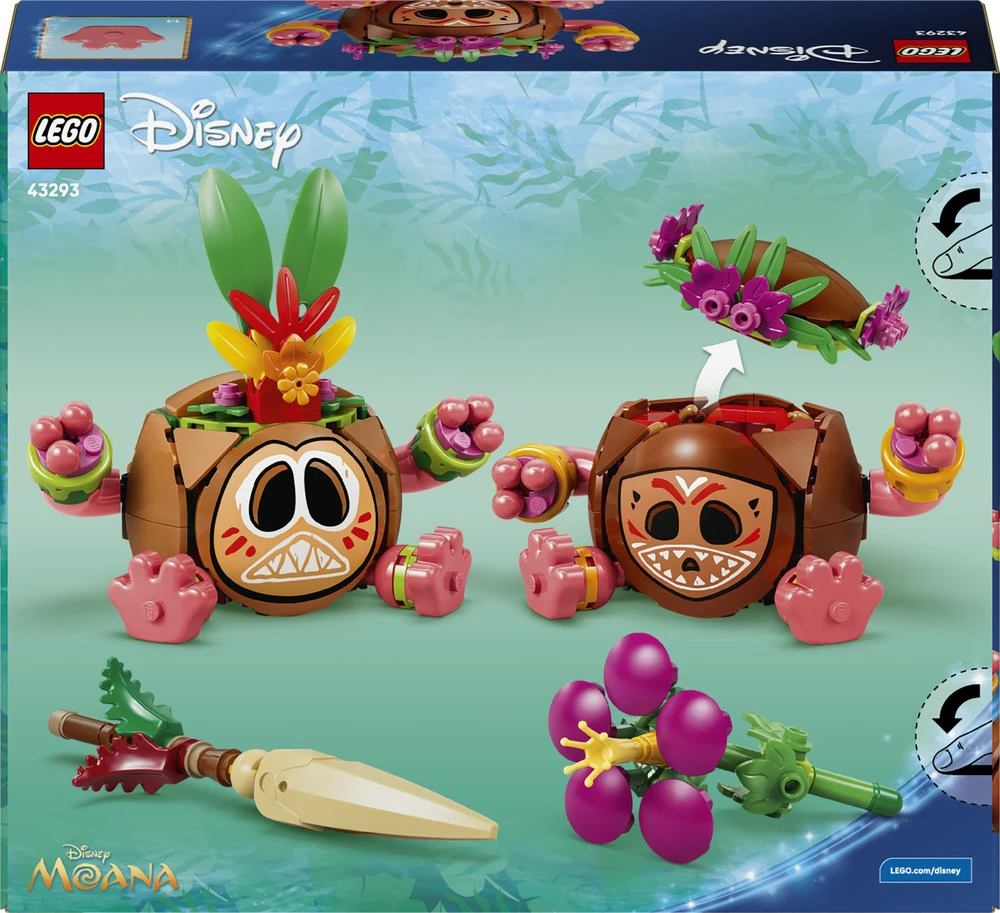 LEGO® | Disney Vajana Kakamoros Konstravimo žaislas 43293