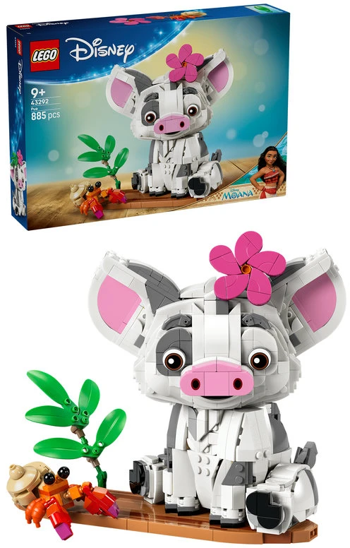LEGO® | Disney Vajana Pua Konstravimo žaislas, dekoras 43292