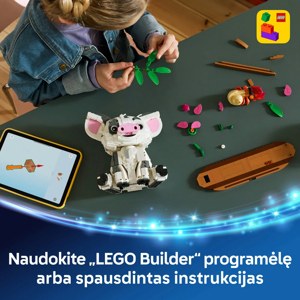 LEGO® | Disney Vajana Pua Konstravimo žaislas, dekoras 43292