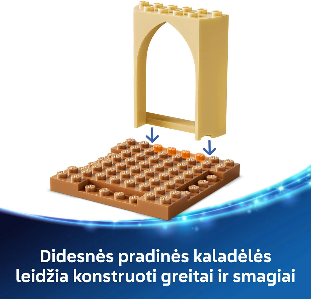 LEGO® ǀ Disney Vajana Trobelė ir valtis Žaislas 43282