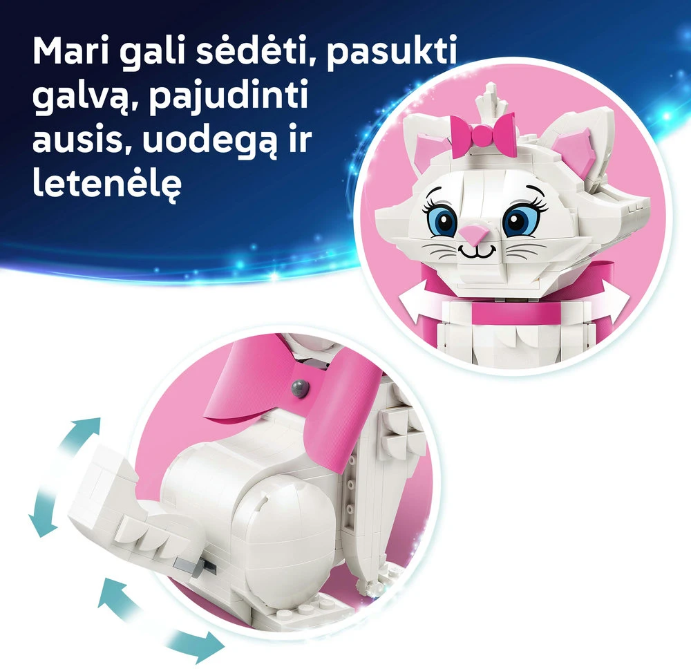 LEGO® ǀ „Disney“ Žavioji Merė iš filmo Aristokatės 43286
