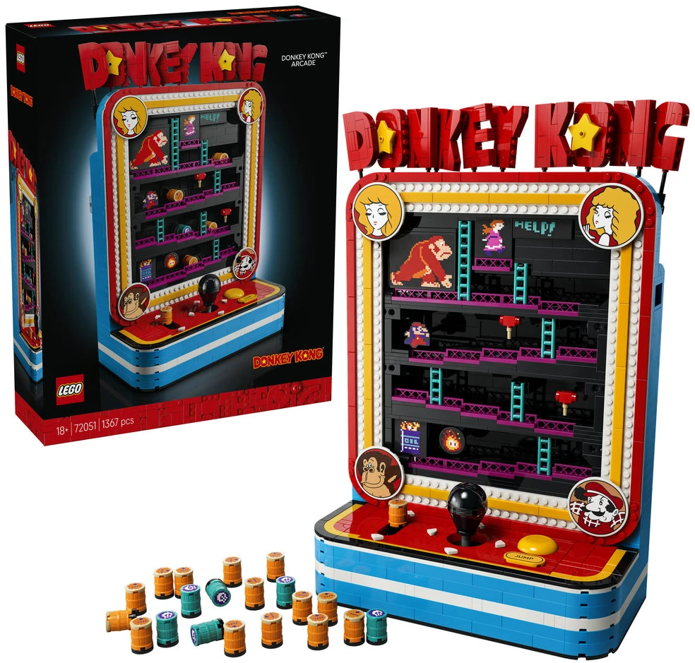 LEGO® „Donkey Kong™“ žaidimų automatas Rinkinys 72051