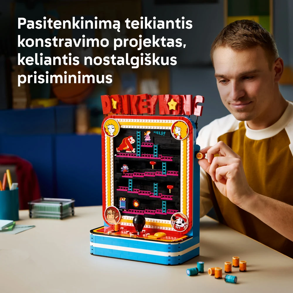 LEGO® „Donkey Kong™“ žaidimų automatas Rinkinys 72051
