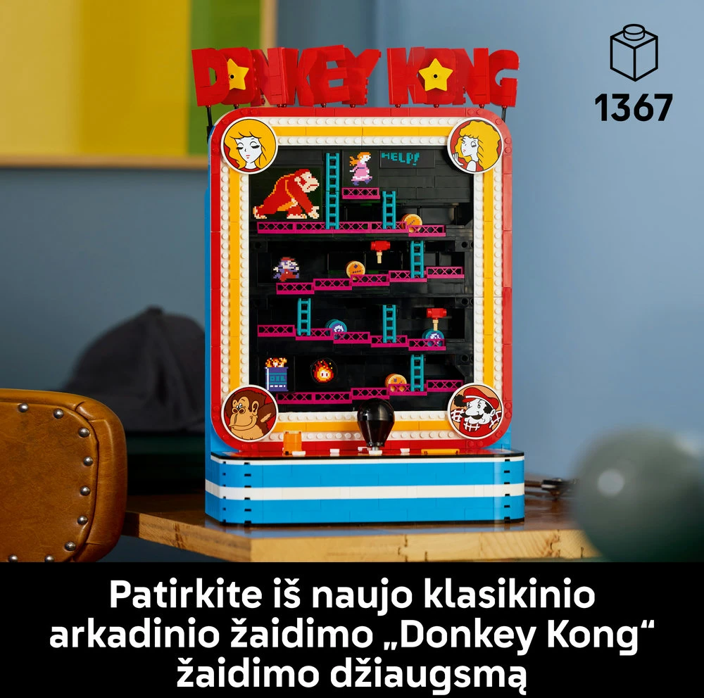 LEGO® „Donkey Kong™“ žaidimų automatas Rinkinys 72051