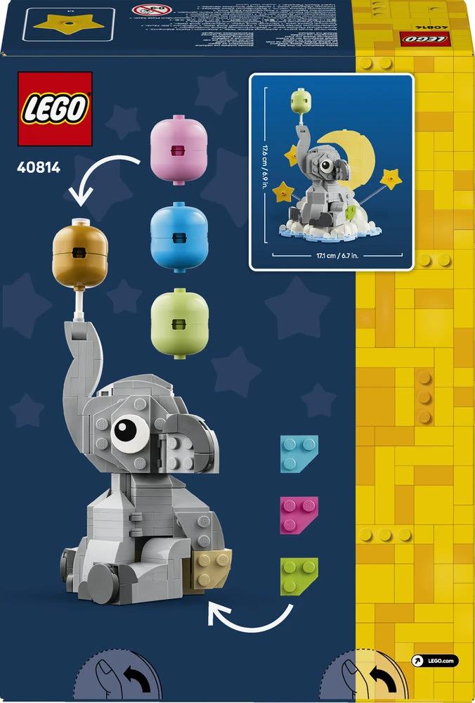 LEGO® drambliukas danguje Eksponuojama dovana naujiems tėvams 40814