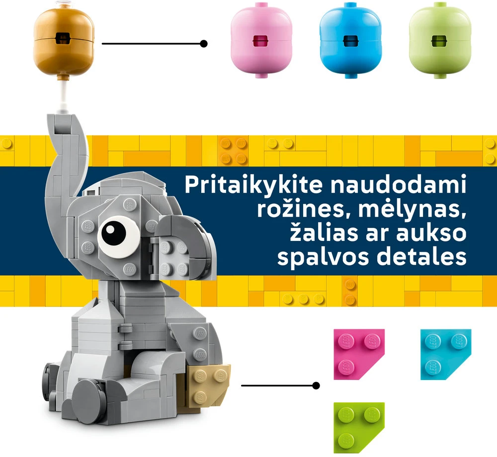 LEGO® drambliukas danguje Eksponuojama dovana naujiems tėvams 40814