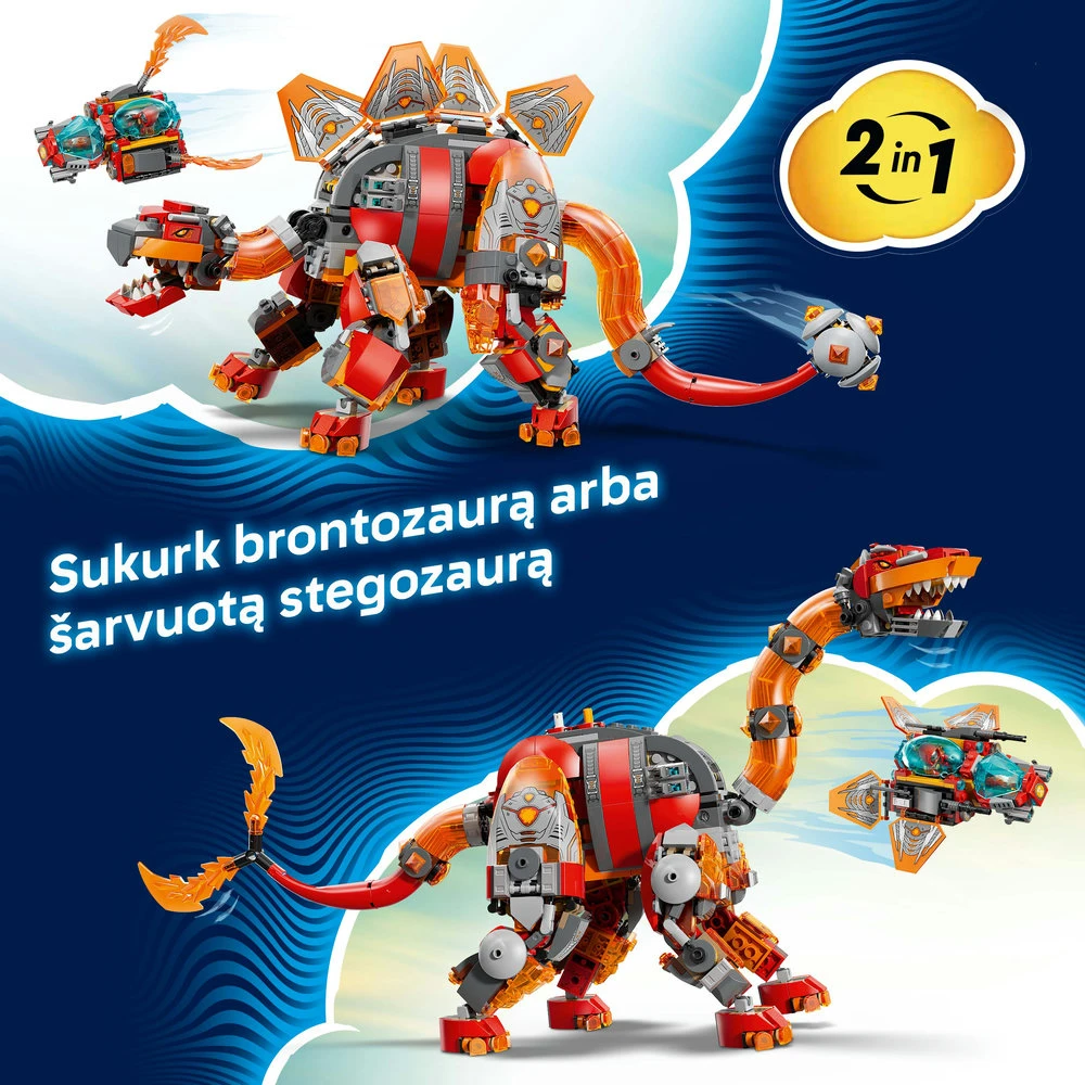 „LEGO® DREAMZzz™“ Dinozauro-lėktuvo rinkinys 71514