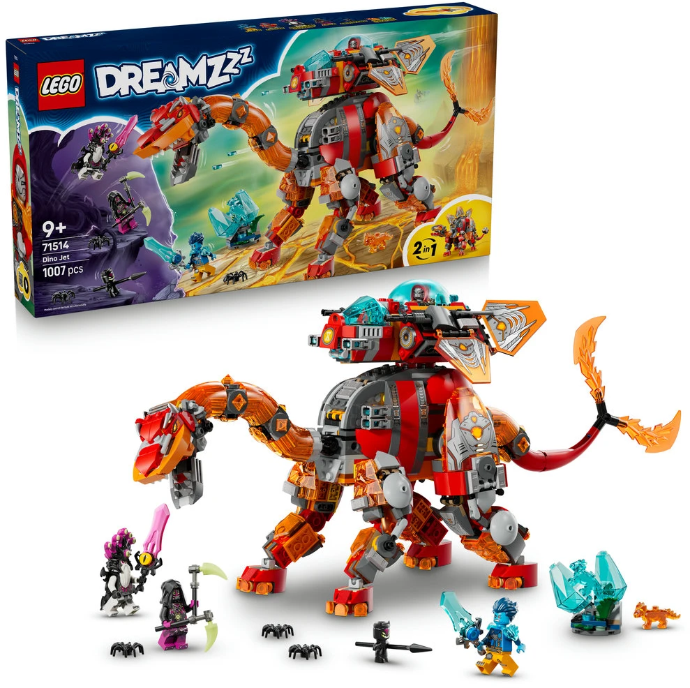 „LEGO® DREAMZzz™“ Dinozauro-lėktuvo rinkinys 71514