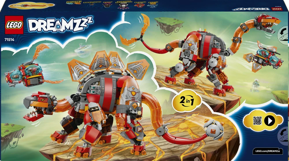 „LEGO® DREAMZzz™“ Dinozauro-lėktuvo rinkinys 71514