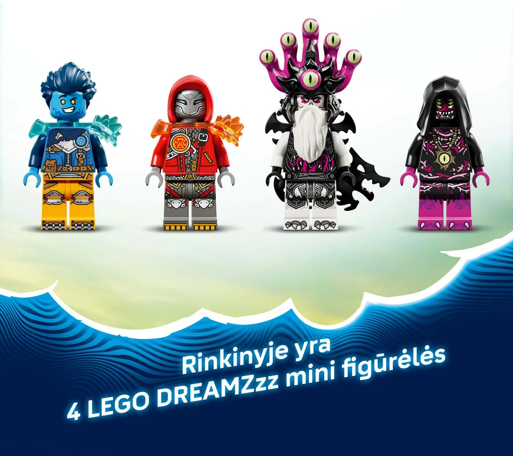„LEGO® DREAMZzz™“ Dinozauro-lėktuvo rinkinys 71514