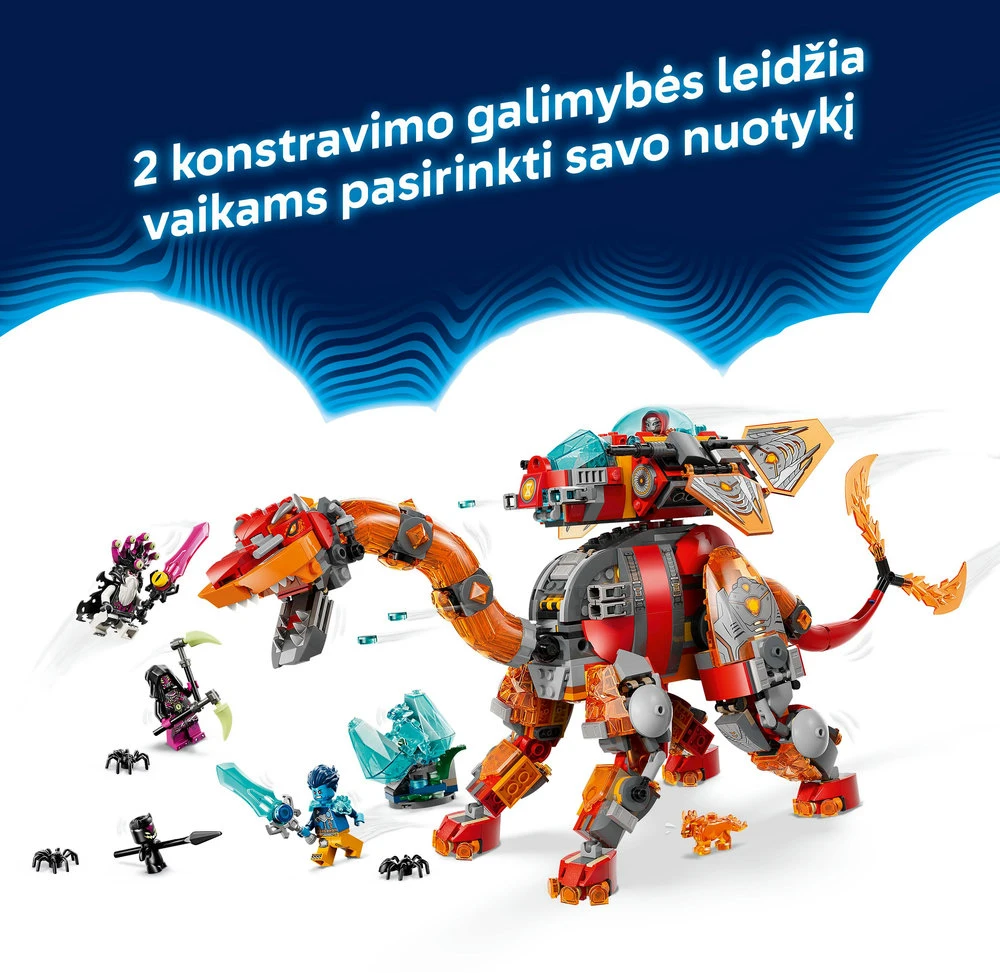 „LEGO® DREAMZzz™“ Dinozauro-lėktuvo rinkinys 71514