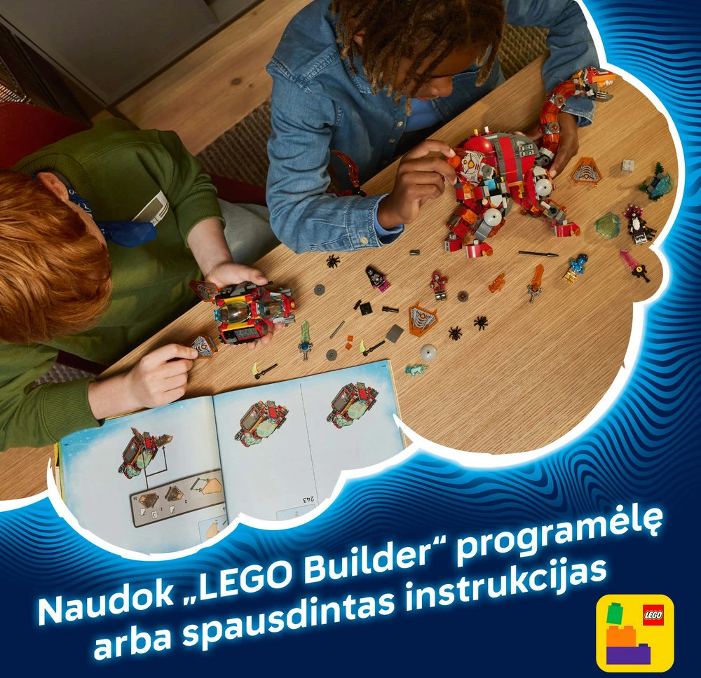 „LEGO® DREAMZzz™“ Dinozauro-lėktuvo rinkinys 71514