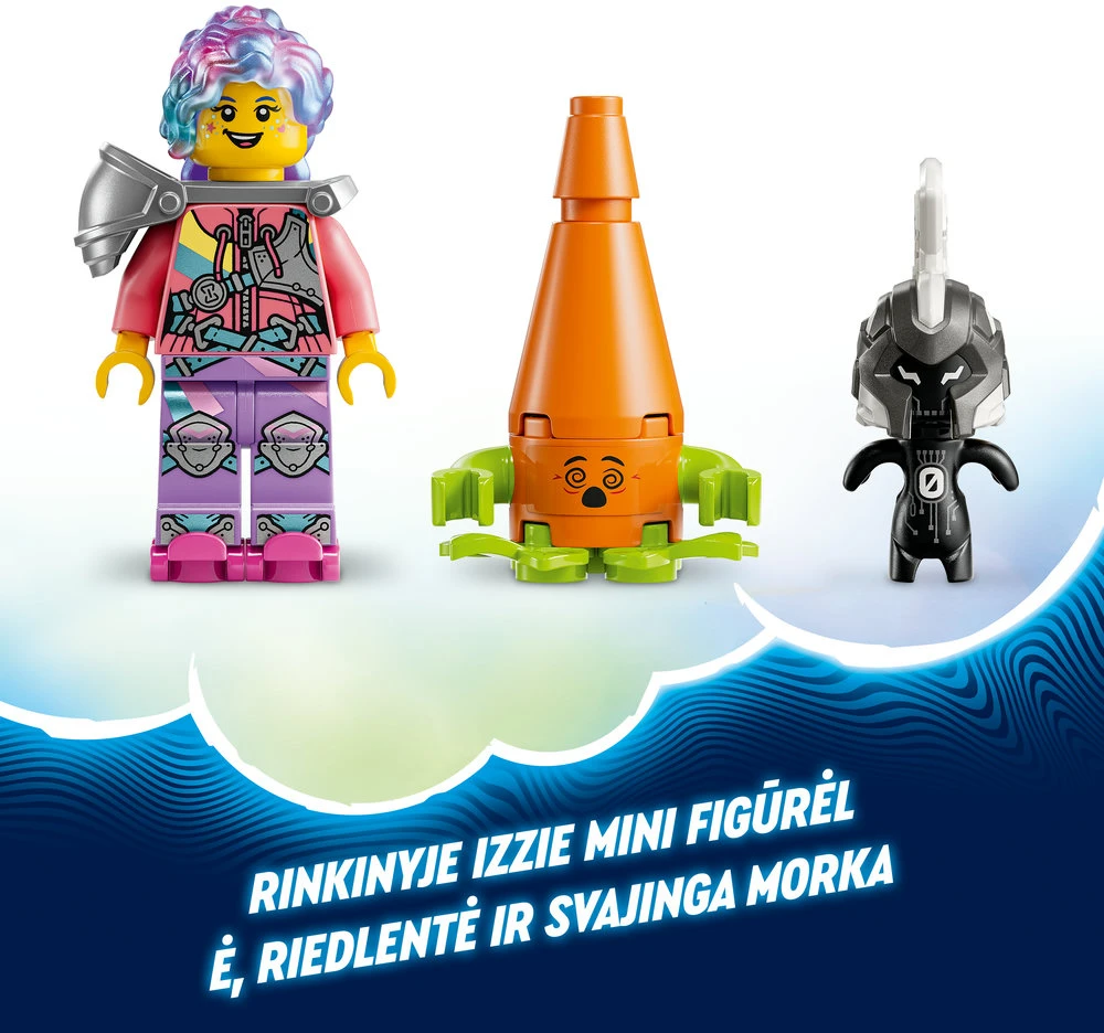 LEGO® DREAMZzz Izzie ir žaidimų triušiukas Bunchurro (71490)