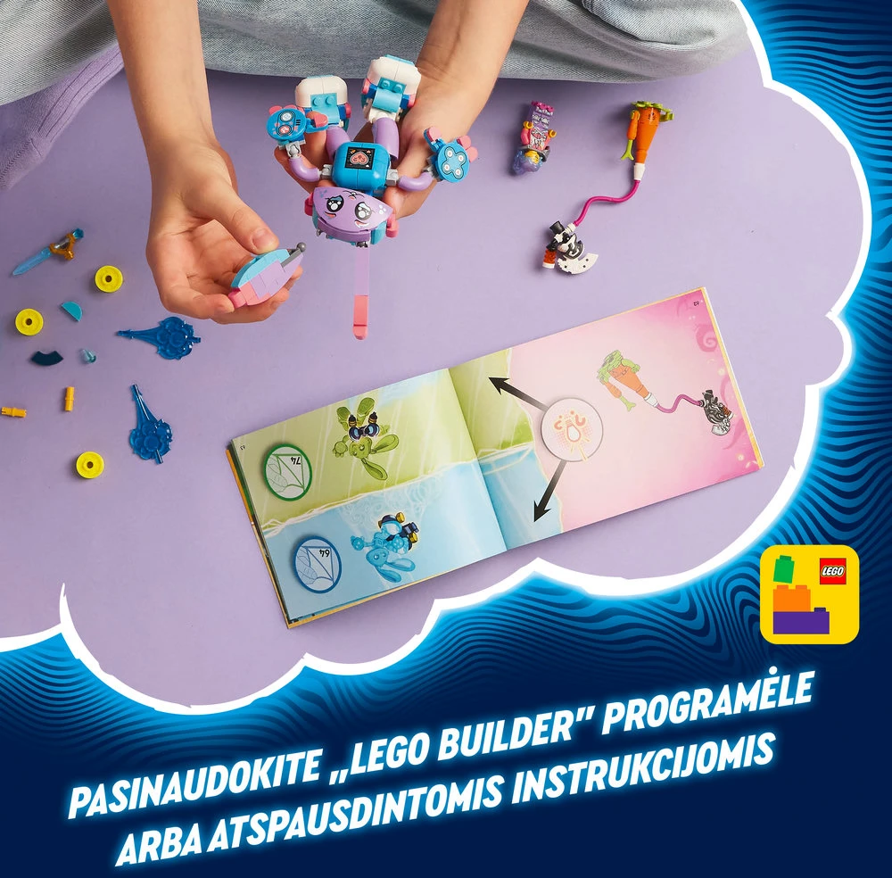 LEGO® DREAMZzz Izzie ir žaidimų triušiukas Bunchurro (71490)