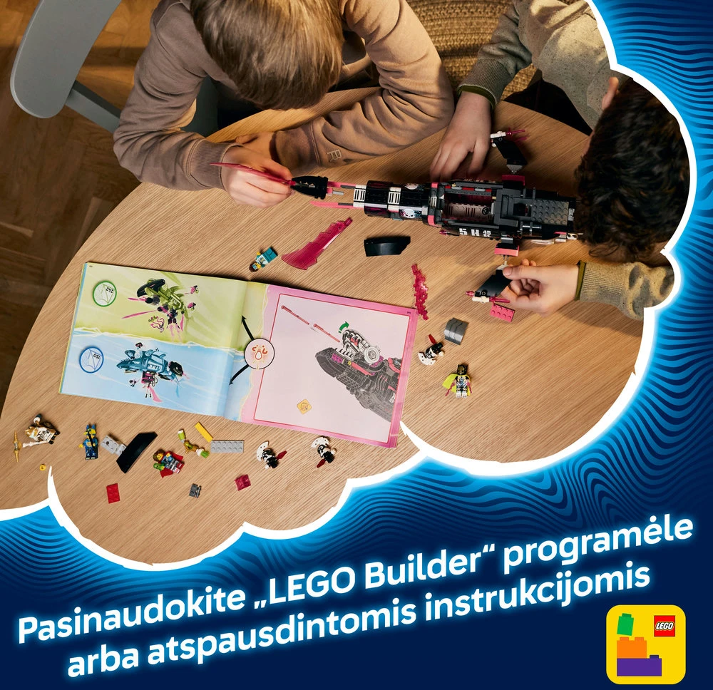 LEGO® DREAMZzz™ Košmariškas ryklių povandeninis laivas 71500