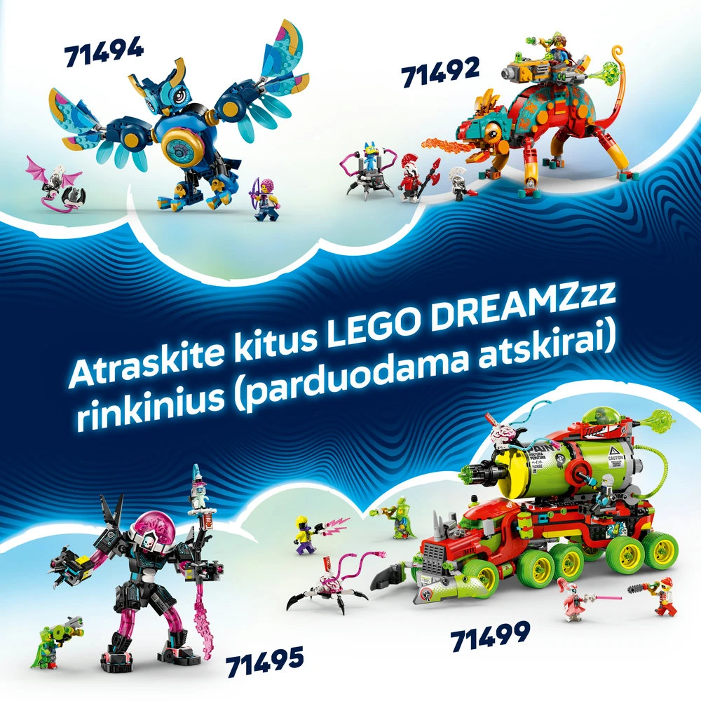 LEGO® DREAMZzz™ Košmariškas ryklių povandeninis laivas 71500