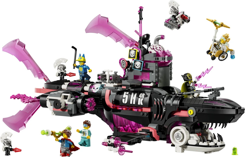 LEGO® DREAMZzz™ Košmariškas ryklių povandeninis laivas 71500