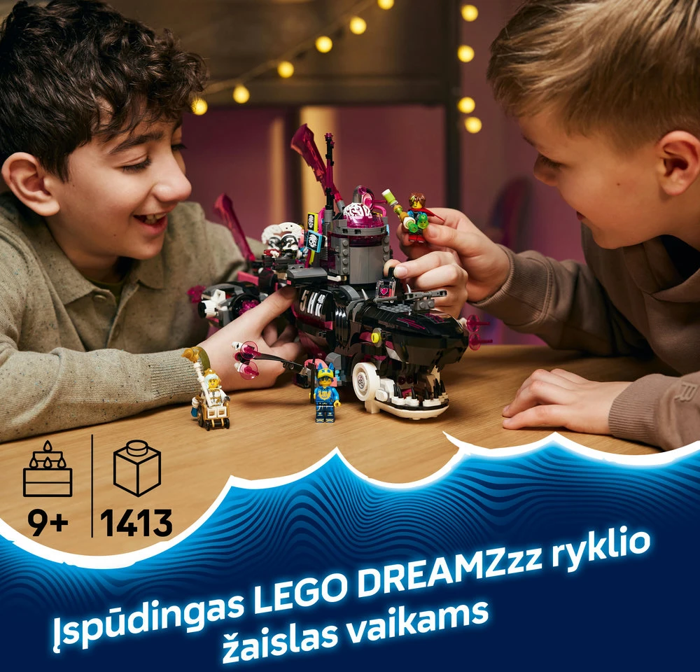 LEGO® DREAMZzz™ Košmariškas ryklių povandeninis laivas 71500