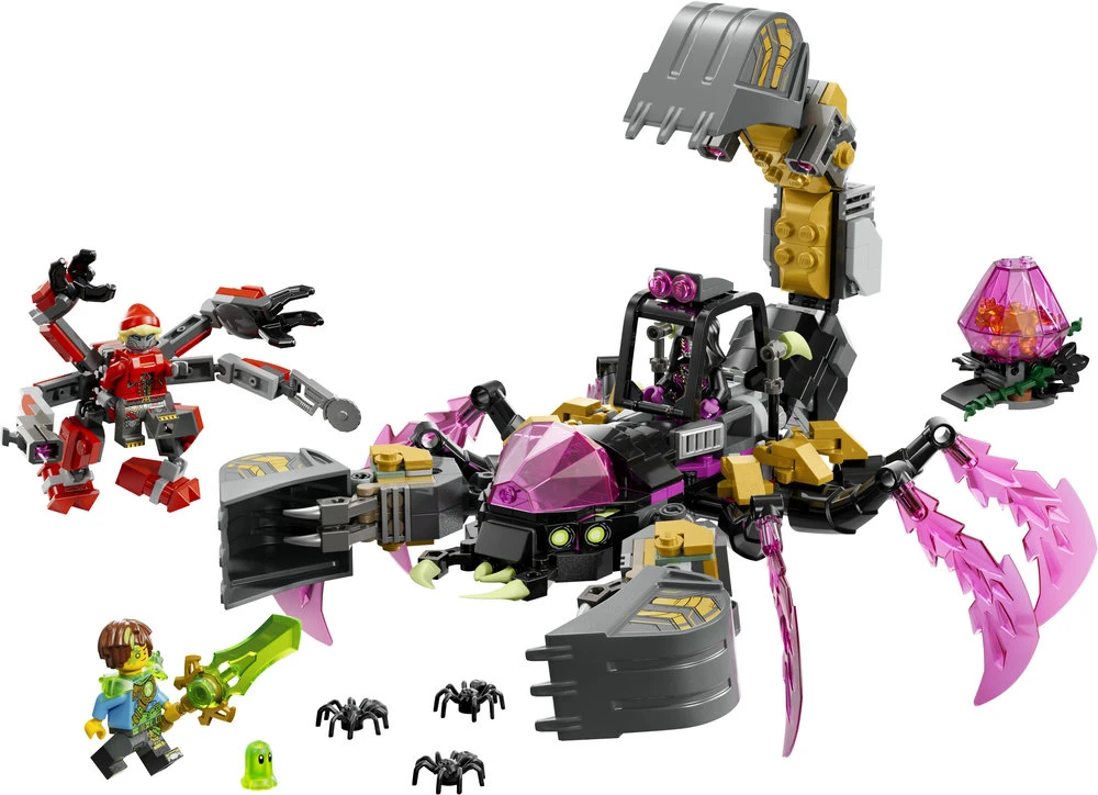 „LEGO® DREAMZzz™“ Košmarų skorpionas-ekskavatorius 71513