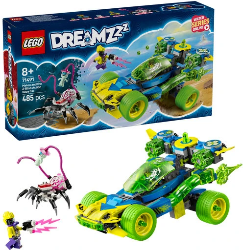 LEGO® DREAMZzz Mateo ir Z-Blob lenktyninis veiksmo automobilis (71491)