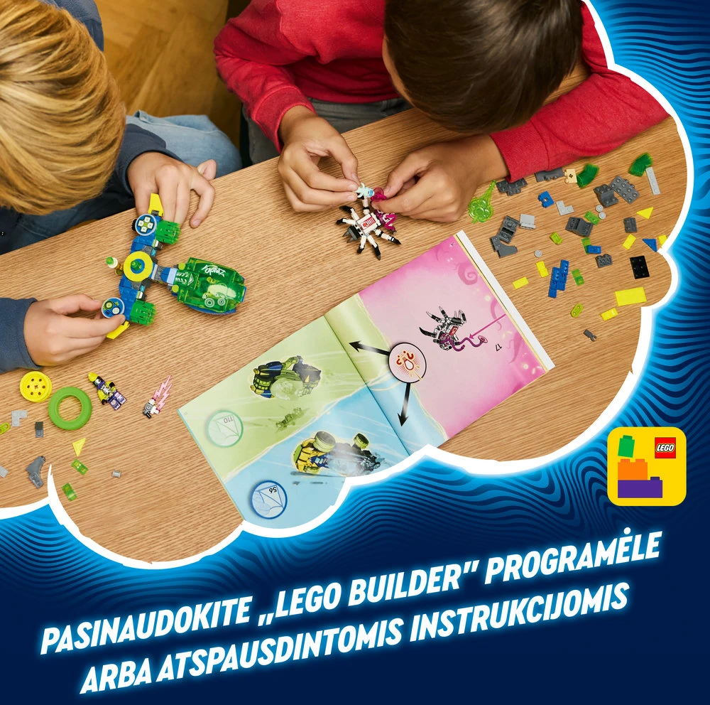 LEGO® DREAMZzz Mateo ir Z-Blob lenktyninis veiksmo automobilis (71491)