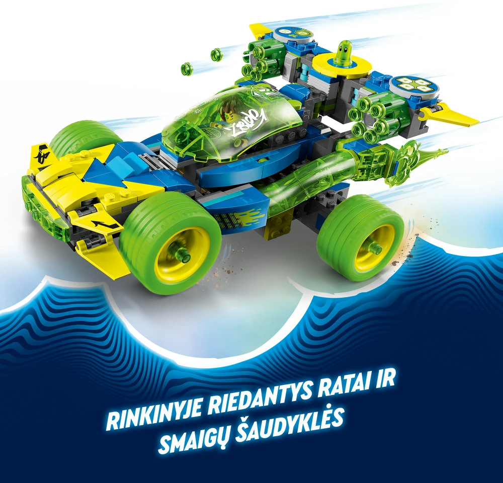 LEGO® DREAMZzz Mateo ir Z-Blob lenktyninis veiksmo automobilis (71491)