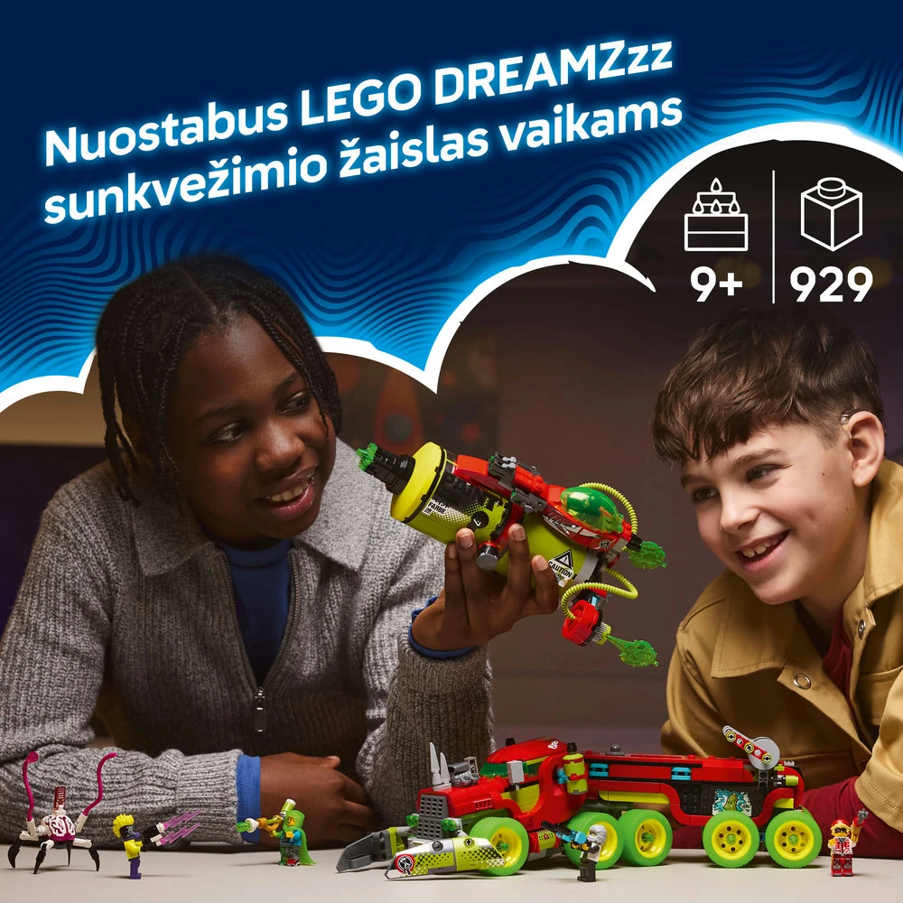 LEGO® DREAMZzz Mateo purškiamų dažų sunkvežimis (71499)
