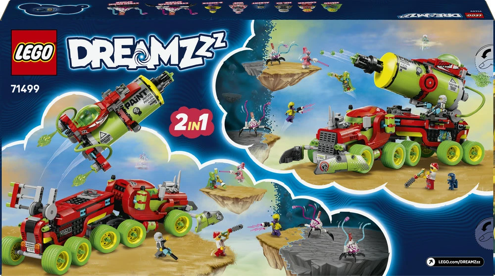 LEGO® DREAMZzz Mateo purškiamų dažų sunkvežimis (71499)