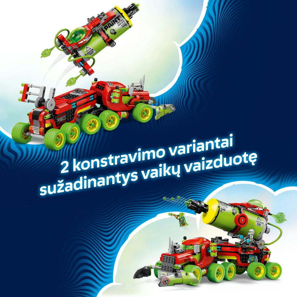 LEGO® DREAMZzz Mateo purškiamų dažų sunkvežimis (71499)