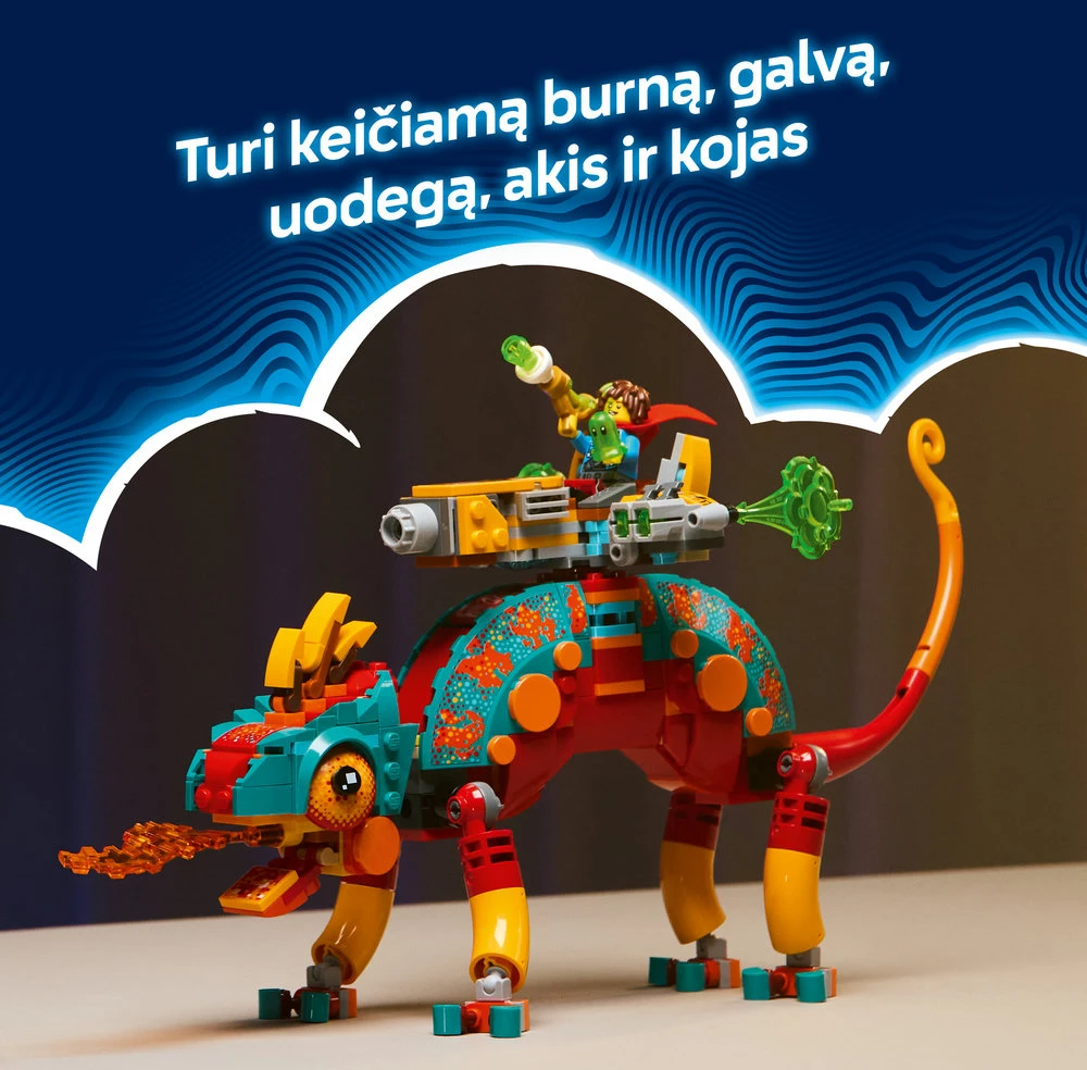 LEGO® DREAMZzz™ Mateo ugnies chameleonas Žaislas 71492